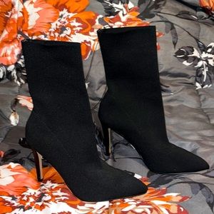 NWOT Express Sock Heel Booties